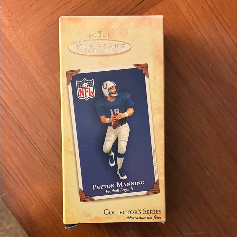 Hallmark NFL Peyton Manning Football Legends Ornament NIB
